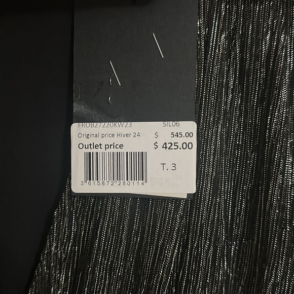 The Kooples Metallic Midi Dress - Picture 8 of 11